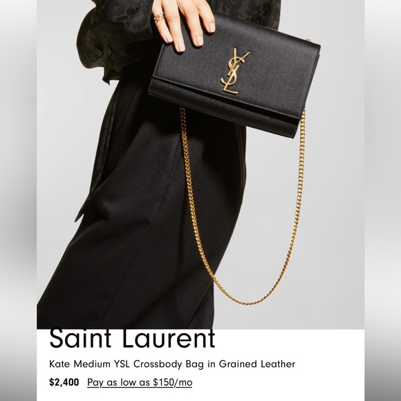 Kate medium leather crossbody bag - Picture 2 of 12